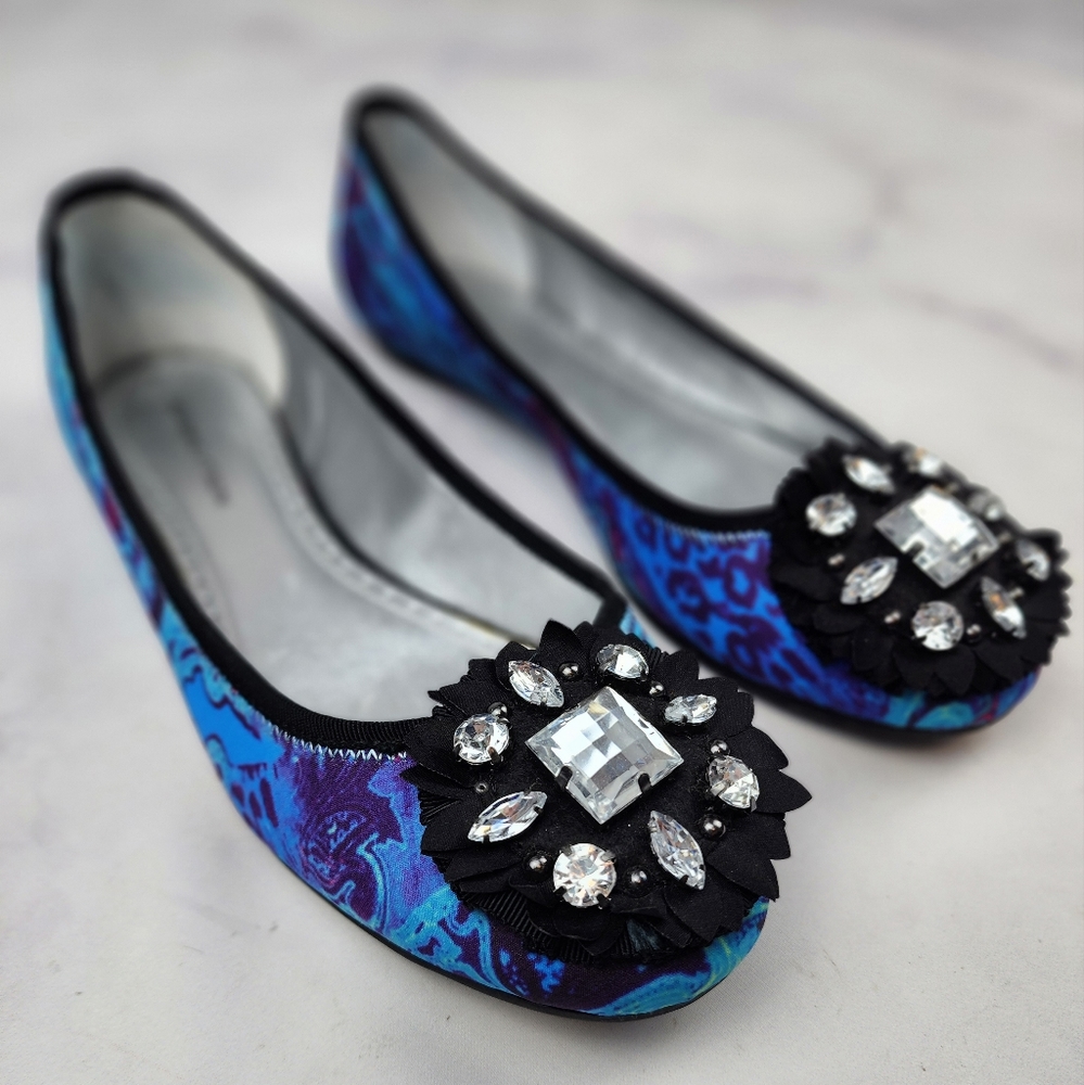 š„³SALE!š„³Adrienne Vittadini Rhinestone flats - Picture 15 of 15